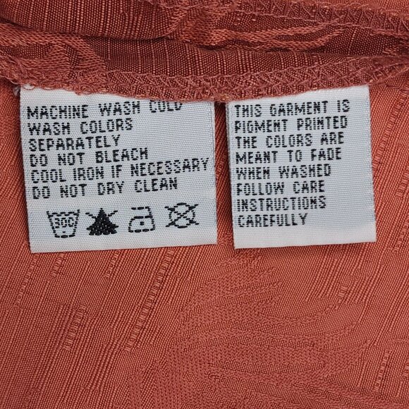 Tommy Bahama Mens XL Silk Palm Tree Print Button-Down Shirt Short Sleeve Relaxed - Picture 3 of 7